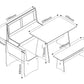 Extending Dining Table & Chairs