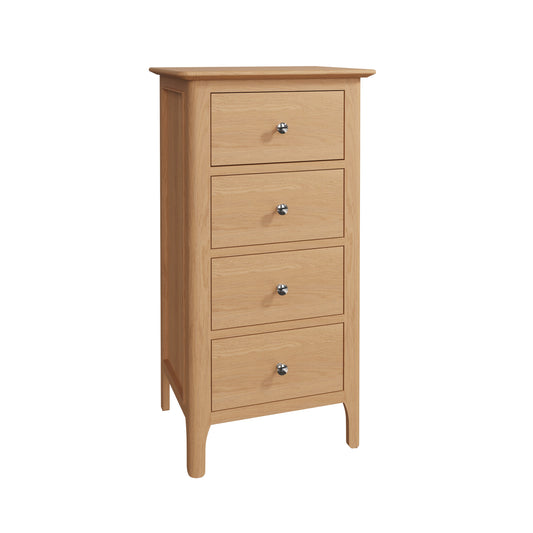 4 Drawer Narrow Chest of Drawers