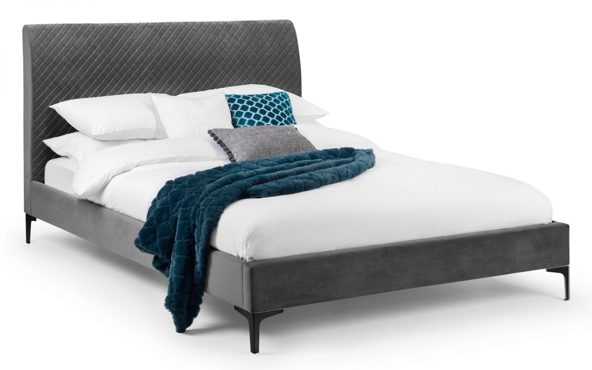Quilted Velvet Bed